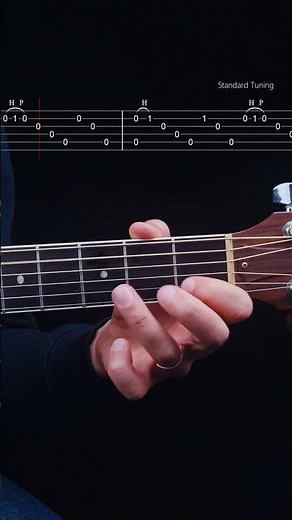 The open D string gives this riff its unique sound 😎