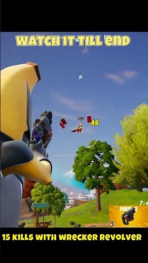 Wrecker Revolver is OP #shorts #fortnite #fortniteshorts #fortniteclips