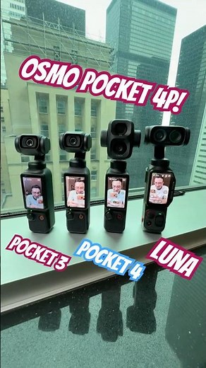 DJI Osmo Pocket 4P Design Vs Pocket 4 vs Insta360 Luna Ultra