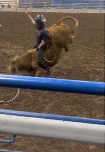 Cool little calf from tn @RoundWinRosin #fyp #rodeo #bullridng #foryouu