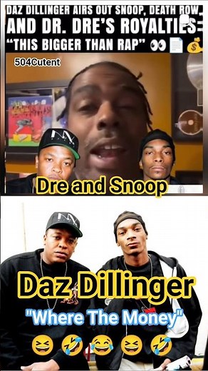 "2 Albums , $200 Million" Daz Dillinger to Dr Dre And Snoop 😆 🤣 😆 🤣