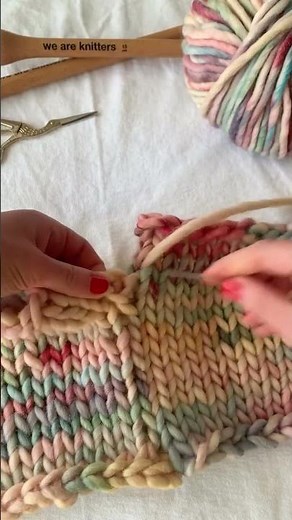 How to make an invisible seam to join your knitting projects