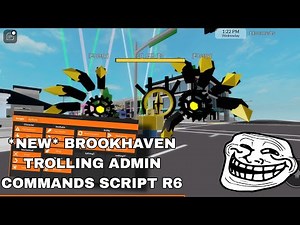 *NEW* Brookhaven Trolling Admin Commands Script Hack| FE Hub Fluxus,Hydrogen,Delta,Arceus Mobile
