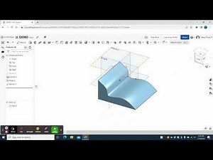 Sketching on a Curved Surface Onshape in About a Minute