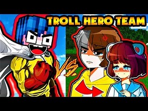 PHONG CAN TROLL HERO TEAM SUPER FUN 😂 1 DAY AS SAITAMA 💪 WHO IS THE STRONGEST?