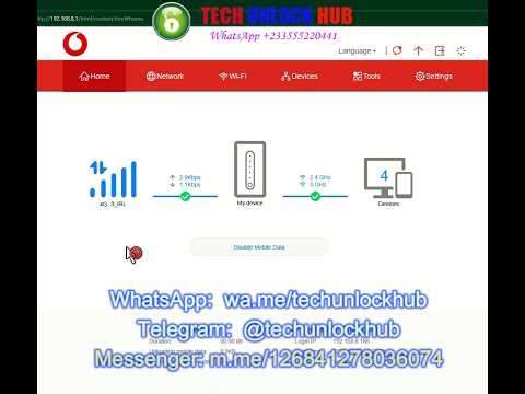 Unlock / decode Vodafone Huawei B818-263 Router