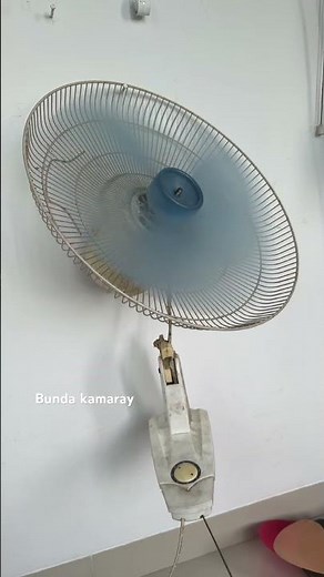 Wall fan broken baling biru #fan #kipas #ventilador