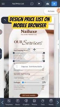 Make Price List on Mobile (No App, No PC) #pricelist, #businessdesign