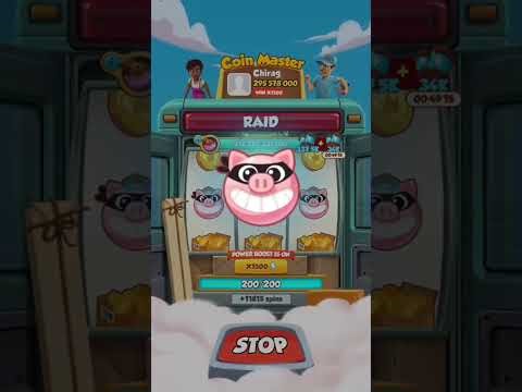 Coin Master: How I used 1500x Boost for a PERFECT RAID! 🐷💰