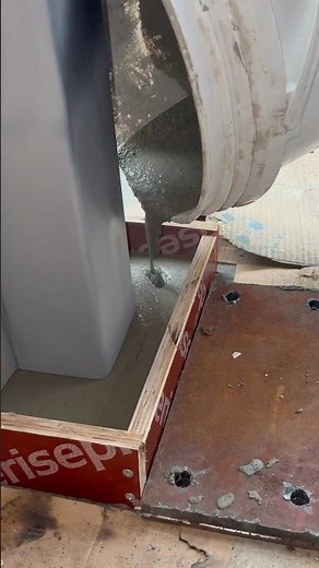 Mortero autonivelante o más conocido como grouting para todas las columnas metálicas ￼