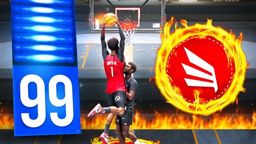 This catfish "3PT shooter" build gets a 99 driving dunk? (NBA 2K23) best build 2K23