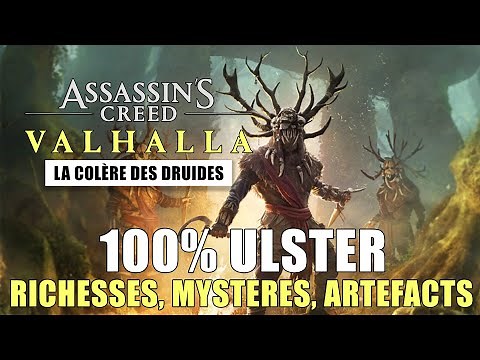 ASSASSIN'S CREED VALHALLA : 100% ULSTER : Richesses, Mystères, Artefacts GUIDE TERRITOIRES