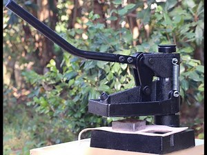8360 Hand Operated Manual Clicker Press (Manual Leather Cutting Machine)