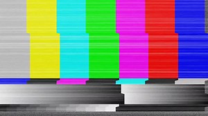 Premium stock video - Tv signal pattern for test purposes