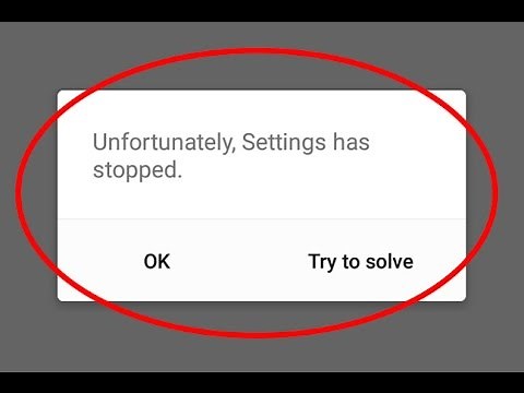 Fix Unfortunately Settings has stopped working in Android|Tablet