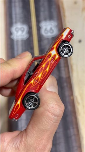 Hot Wheels ‘69 Dodge Charger 500 Red HW Flames Diecast #shorts #hotwheels #dodge #charger