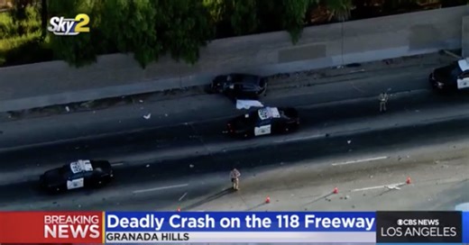 One killed, two injured in multi-car crash on 118 Freeway in Granada Hills