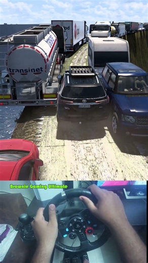 Funny Moment In Euro Truck Simulator "ETS2" 😂😹 #shorts