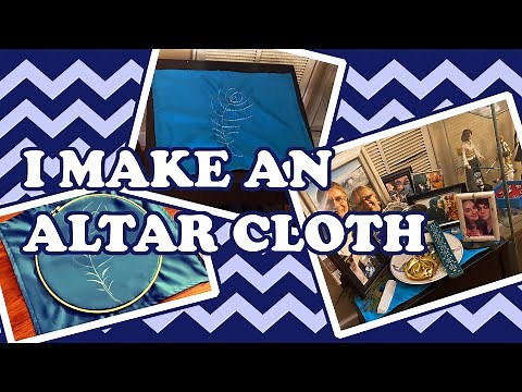How to Make an Altar Cloth (Quick, Cheap, and Easy)