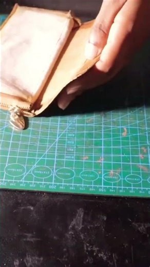 DIY long wallet making #diy #leathercrafting