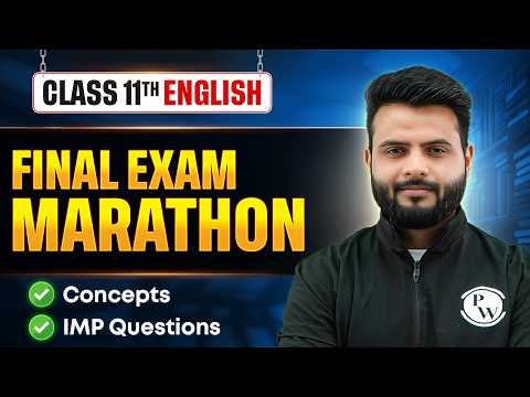 Class 11 English MARATHON 2026 🔥 | Complete Class 11 English Revision | One Shot By Anurag Sir