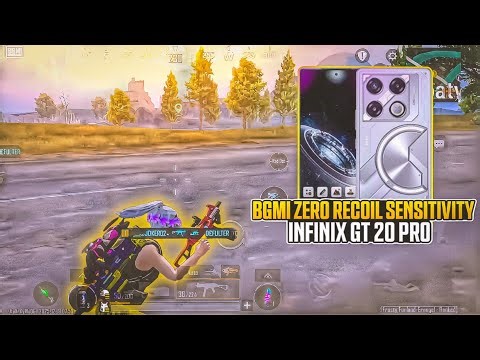 BGMI 4.1 UPDATE ZERO RECOIL SENSITIVITY 🤡 INFINIX GT 20 PRO 💥 ‼️