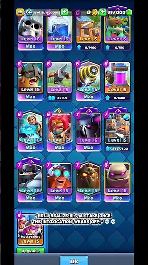 " After Dtinking For Whorl Night 💀 | Read Description 👇 | Clash Royale Funny Moments #clashroyale