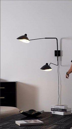 Serge Mouille Plug‑In Wall Lamp – Iconic modern classic, flexible lighting solution