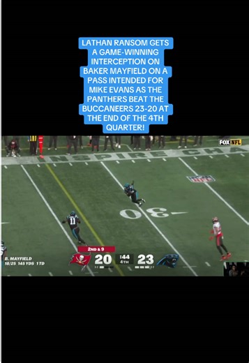 Lathan Ransom's Game-Winning Interception vs Buccaneers