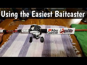 Using the Abu Garcia Gen Ike EZ Cast.The Easiest Baitcaster I've Ever Seen. Perfect For Beginners