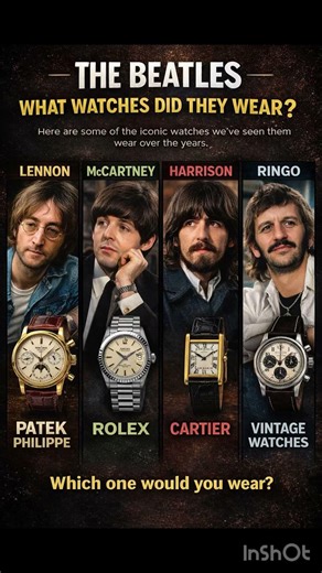 The Beatles ⌚ Some of the Watches They Were Seen Wearing