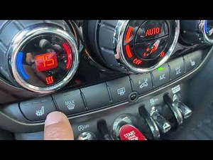 MINI CountryMan - How to Turn On/Off Heater and Air Conditioner