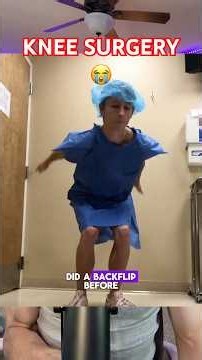 Why I did a Backflip Before Knee Surgery 😭