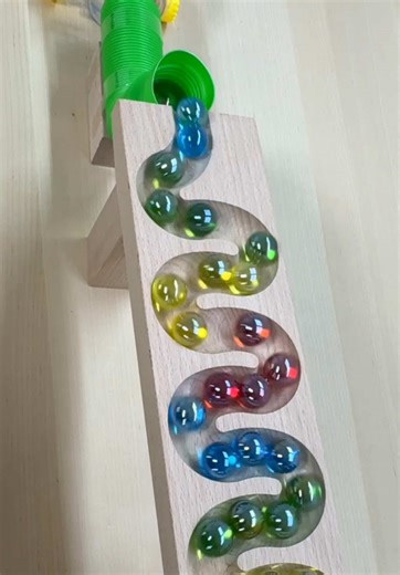 Marble Run ASMR Experience with HABA Wave Ramp