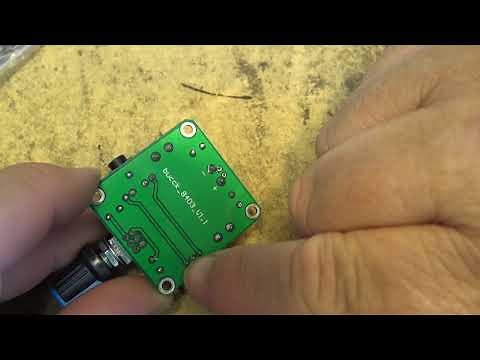 PAM8403 3 watt stereo amplifier module test run