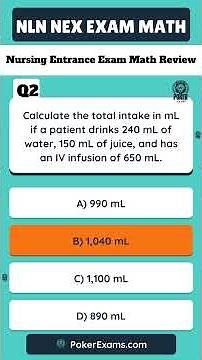 Nursing Entrance Exam Math Review