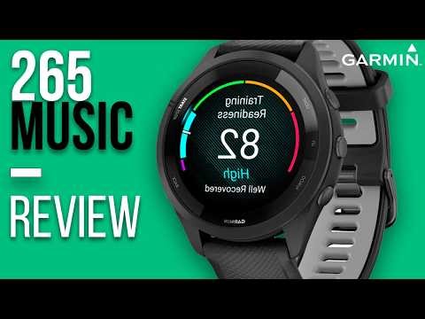 GARMIN FORERUNNER 265 MUSIC Unboxing Review - NFC, GPS BANDA DUPLA e MUITO COMPLETO! Vale a pena?