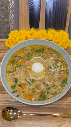 11K views · 146 reactions | Lemon Chicken Orzo Soup  Add some...