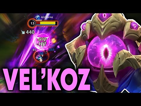 Wild Rift Vel'koz Gameplay (New Champion) Build & Runes