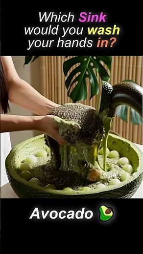 Which Smoothie Sink Would You Wash Your Hands In? 🍅 #asmr #oddlysatisfying #aiasmr #sink