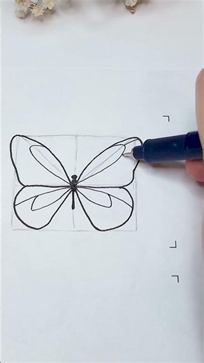 Easy butterfly drawing you can do 🦋