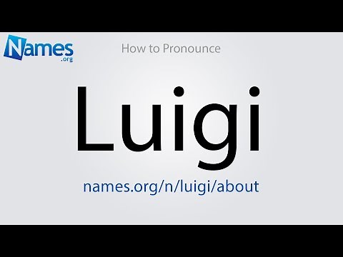 How to Pronounce Luigi
