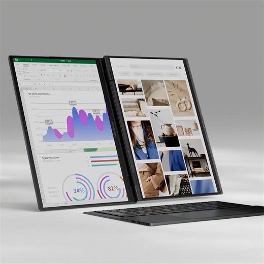 Toque con seis dedos para activar el teclado virtual y el panel táctil del ASUS Zenbook DUO. Descubre más: https://co.asus.click/SM-DM/STORE. 💻🖐️ #ZenbookDuo #ProductividadInnovadora | ASUS