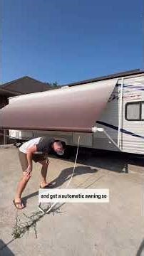 I Tried Using an Old Camper Awning and This Happened!
