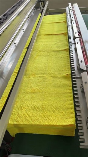 Ultrasonic edge trimming microfiber towel - long short pile