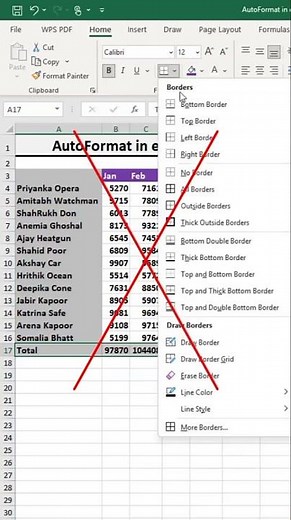 Auto Format in Excel | Excel auto format trick #excel #exceltips #columnformatting