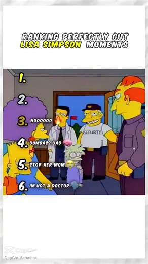 Ranking perfectly cut Lisa Simpson moments