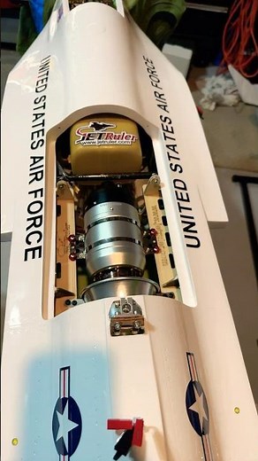 Jet ruler F-16 build update- Swiwin turbine install. #bananahobby #jetruler #rcjet