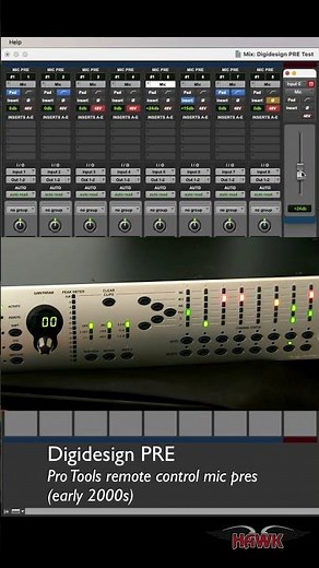 Digidesign PRE with Pro Tools Remote Control
