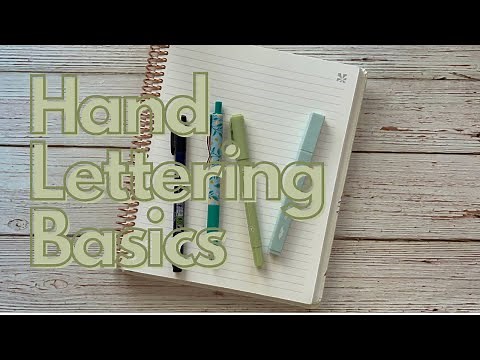 HAND LETTERING BASICS | Some of my favorite lettering styles and techniques